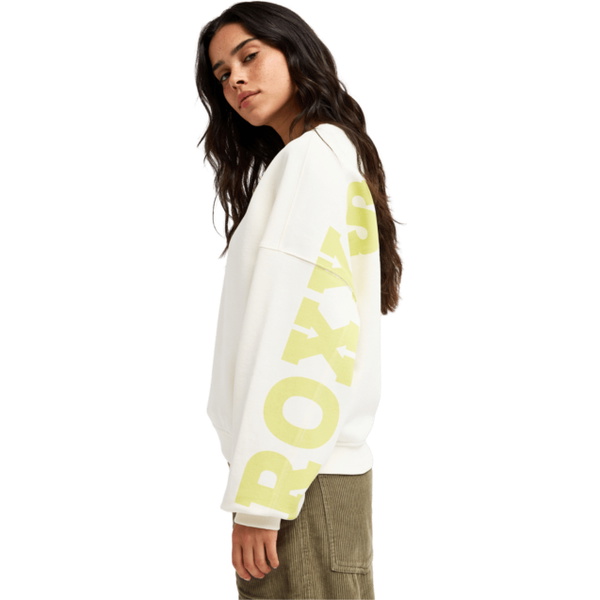 2026 Roxy Womens Frostbeam Sweatshirt ERJFT05139 - Coconut Milk